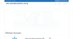 Desktop Screenshot of aguademesaperu.com