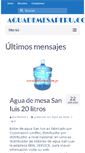 Mobile Screenshot of aguademesaperu.com